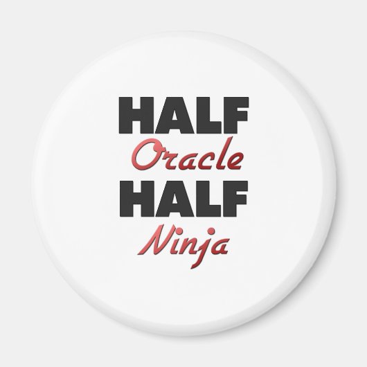 Half Oracle Half Ninja Magneet (Voorkant)