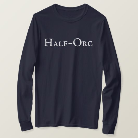 "Half-Orc" Mannen T-Shirt (Design voorkant)