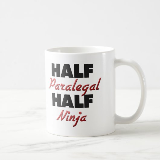 Half Paralegal Half Ninja Koffiemok (Rechts)