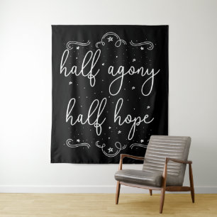 Half pijn, half hoop II - Persuasion citaat Wandkleed