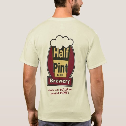 Half-Pint Brewery T-shirt (Achterkant)