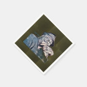 half Pint Metaxa Servet (Hoek)