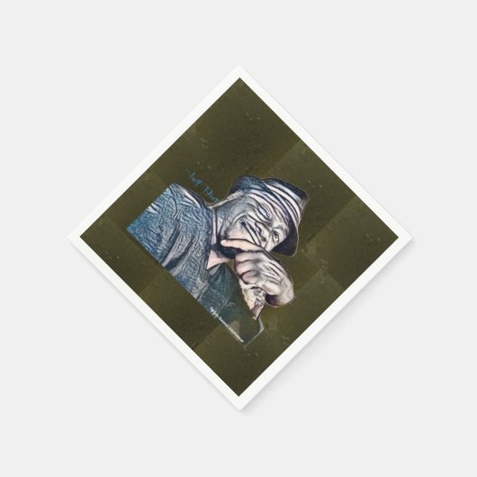 half Pint Metaxa Servet (Hoek)