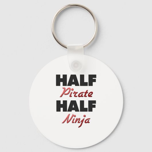 Half Pirate Half Ninja Sleutelhanger (Voorkant)