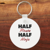 Half Pirate Half Ninja Sleutelhanger (Voorkant)