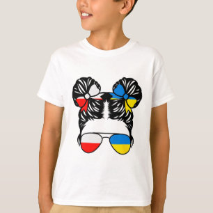 Half Pools Half Oekraïens Meisje Polen Kinderen Er T-shirt