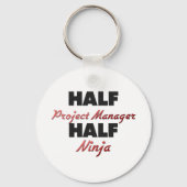 Half projectmanager Half Ninja Sleutelhanger (Voorkant)