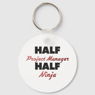 Half projectmanager Half Ninja Sleutelhanger
