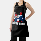 Half Puerto Rican Half Dominicaanse Vlagkaart geco Schort (Insitu)