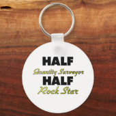 Half-quantity Surveyor Half-Rock Star Sleutelhanger (Voorkant)