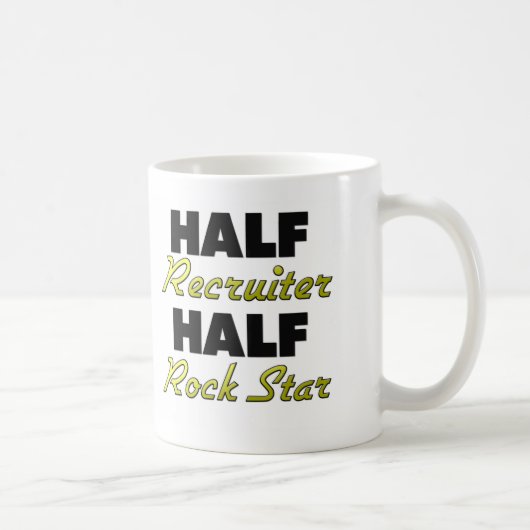 Half Recruiter Half Rock Star Koffiemok (Rechts)