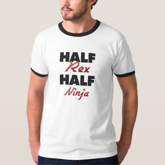 Half Rex Half Ninja T-shirt (Voorkant)