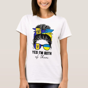 Half Roemeense half Oekraïense meisje Rdos Oekraïe T-shirt