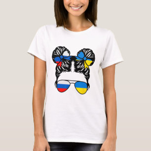Half Russische Half Oekraïense Meisje Rusland Kind T-shirt