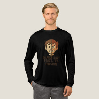 Half rustig, half vuur Tri-Blend shirt