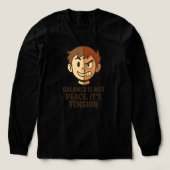 Half rustig, half vuur Tri-Blend shirt (Voorkant)
