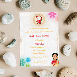 Half Saree Ritu Kala Samskara Kaart