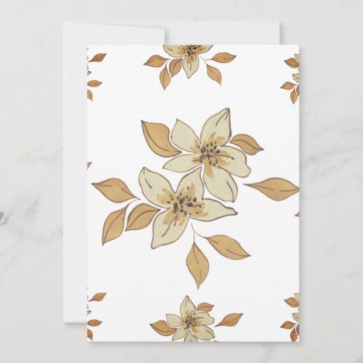 Half Saree Ritu Kala Samskara Uitnodiging (Achterkant)