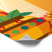 Half Saree welkomstbord Halff sari Welkom poster (Hoek)