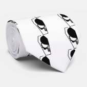 Half schedel in Coffin Stropdas (Opgerold)