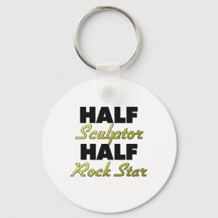 Half Sculptor Half Rock Star Sleutelhanger