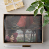 Half-Sick of Shadows van John William Waterhouse Tissuepapier (Geschenk)