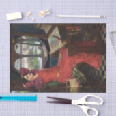 Half-Sick of Shadows van John William Waterhouse Tissuepapier (Craft)