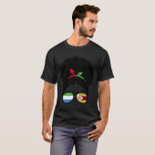 Half Sierra Leonean Half Zimbabwean Sierra Leone Z T-shirt (Voorkant volledig)