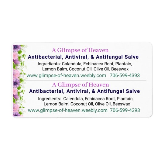 Half-size Anti-back Etiket (Voorkant)