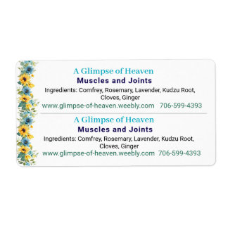 Half-size slave label-Muscle front Etiket