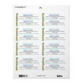 Half-size slave label-Muscle front Etiket (Full Sheet)