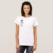 Half Sketch Smile T-shirt (Voorkant volledig)
