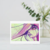 Half slechts Gek Briefkaart (Staand voorkant)