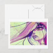 Half slechts Gek Briefkaart (Voorkant / Achterkant)