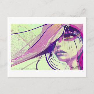 Half slechts Gek Briefkaart