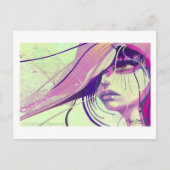 Half slechts Gek Briefkaart (Voorkant)