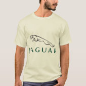 Half sleeves T-shirt op Jaguar logo (Voorkant)