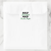 Half Surveyor Half Zombie Slayer Ronde Sticker (Tas)