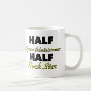 Half System Administrator Half Rock Star Koffiemok