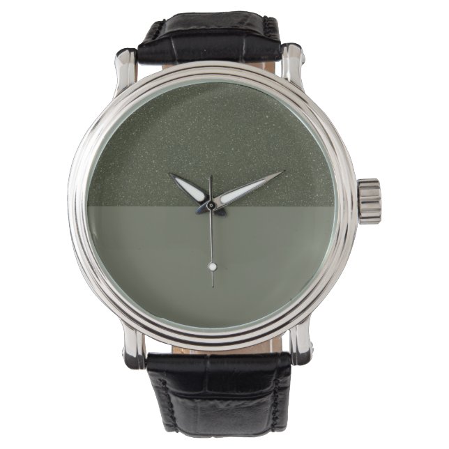 Half Texture Moss Horloge –  stijl (Voorkant)