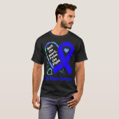 Half The Heart Twice The Fight Pompe Disease Aware T-shirt (Voorkant volledig)