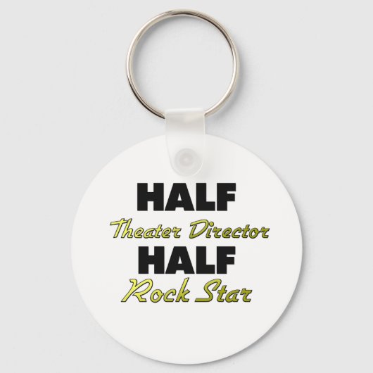 Half theater Director Half Rock Star Sleutelhanger (Voorkant)