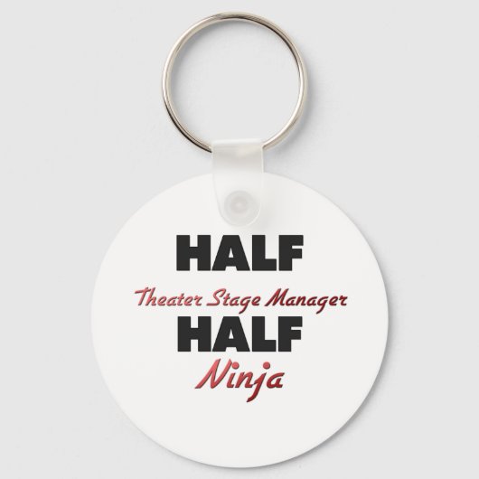 Half theater Stage Manager Half Ninja Sleutelhanger (Voorkant)