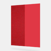 Half-Tone Tomaat Rood Acryl Teken – Bord (Hoek)