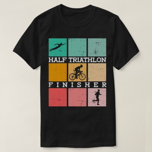 Half Triathlon Finisher Half Triathlon training Tr T-shirt (Design voorkant)