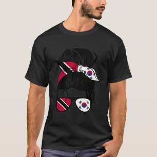 Half Trinidad Half Zuid Korea Trinidad Zuid K T-shirt