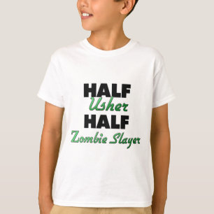 Half Usher Half Zombie Slayer T-shirt