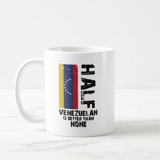 Half Venezolaans beter dan geen2 Koffiemok (Links)