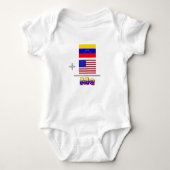 Half venezuelan Baby Bodysuit (Voorkant)