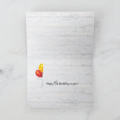 Half Verjaardag musk meloenen Kaart (Binnen)